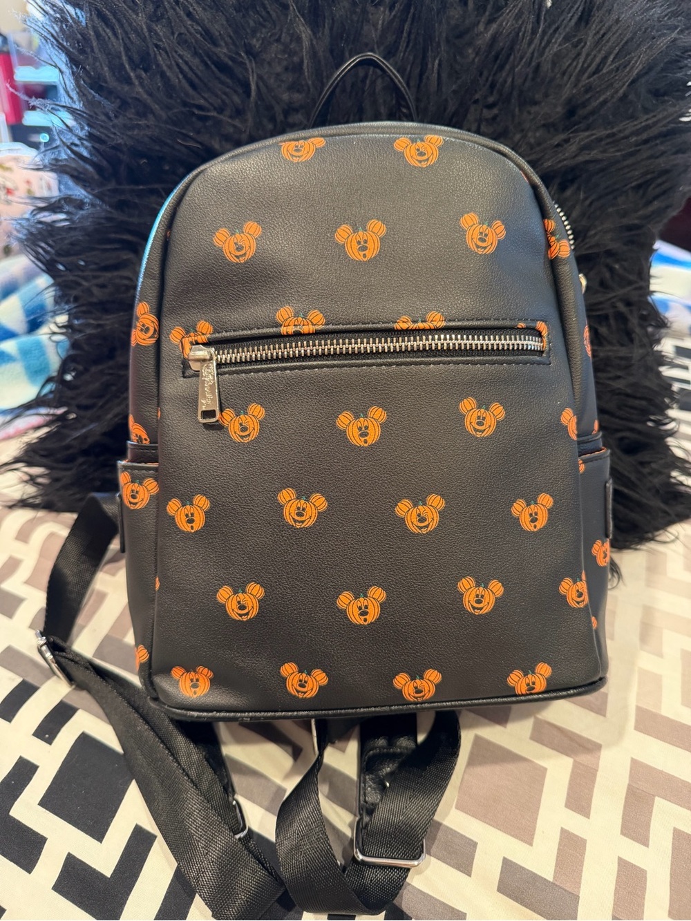 Cakeworthy Mickey Pumpkin Halloween Mini Backpack